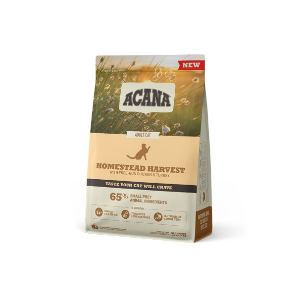 Сухий корм для котів Acana Homestead Harvest 1,8 кг - курка та індичка