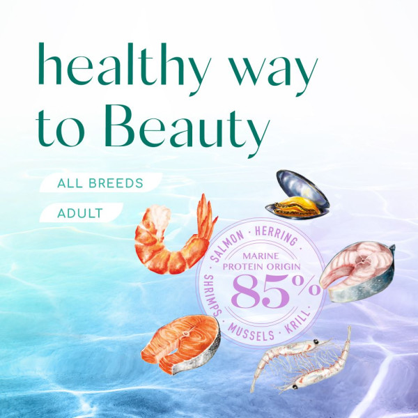 Сухий корм для котів Optimeal Beauty Harmony із заспокійливим ефектом 4 кг (морепродукти)