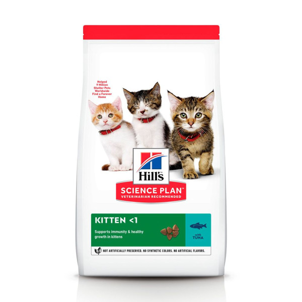 HILL'S SCIENCE PLAN Kitten сухой корм для котят с тунцом - 1.5 кг