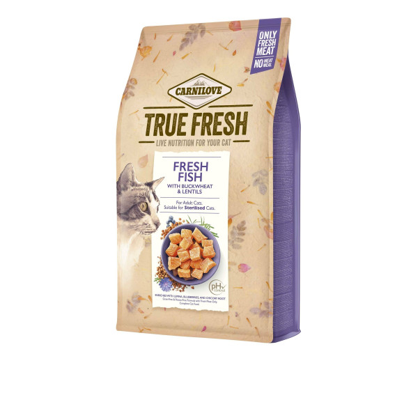 Сухий корм для котів Carnilove True Fresh Cat 340 г - риба
