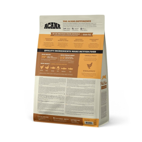 Сухий корм для дорослих котів Acana Wild Prairie 1,8 кг - асорті