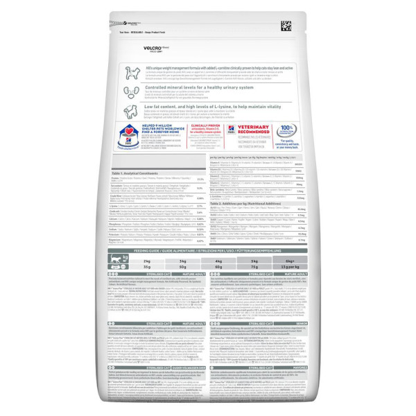 Сухий корм для котів Hill's Science Plan Sterilised Mature Adult 7+ 3 кг - курка