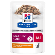 Вологий корм для котів Hill's Prescription Diet Digestive Care i/d 85 г - курка 12шт