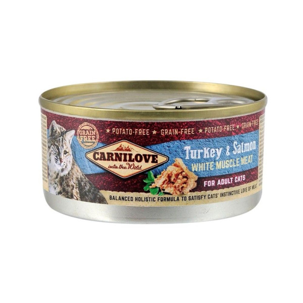Паштет для котів Carnilove Salmon & Turkey 100 г - лосось та індичка