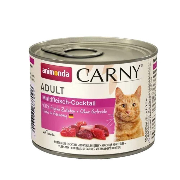Вологий корм для котів Animonda Carny Adult 200 г - мультим'ясний коктейль