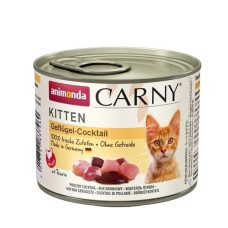 Вологий корм для кошенят Animonda Carny Kitten 200 г - птиця