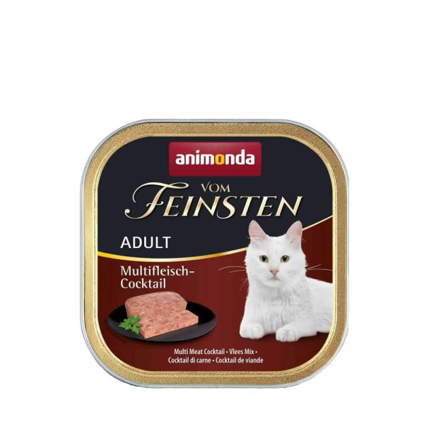 Вологий корм для котів Animonda Vom Feinsten Adult 100 г - мультим'ясний коктейль