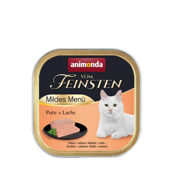 Вологий корм для котів Animonda Vom Feinsten Adult 100 г - індичка та лосось