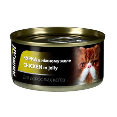 Вологий корм для котів AnimAll Adult 85 г - курка