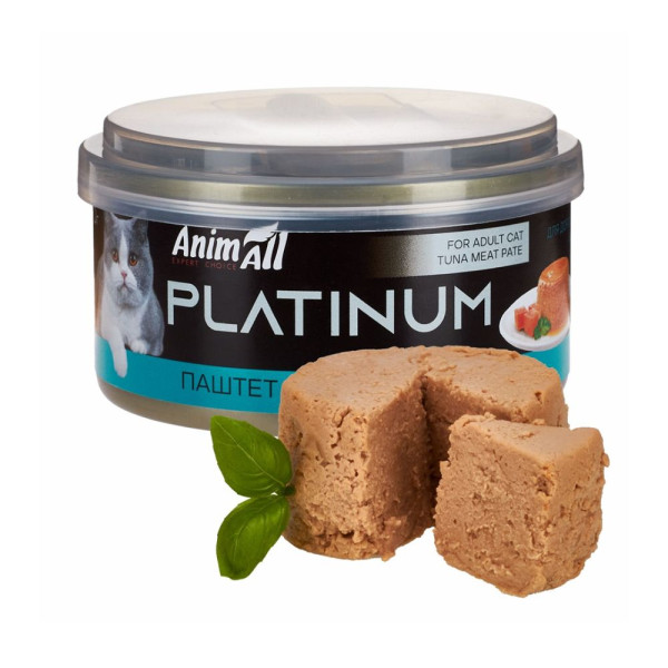 Вологий корм для котів AnimAll Platinum Adult 70 г - тунець