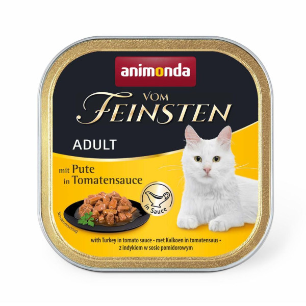 Вологий корм для котів Animonda Vom Feinsten Adult 100 г - індичка