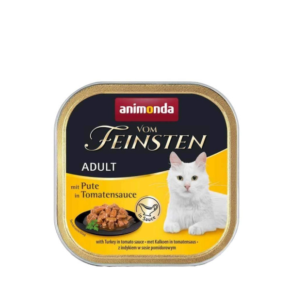 Вологий корм для котів Animonda Vom Feinsten Adult 100 г - індичка