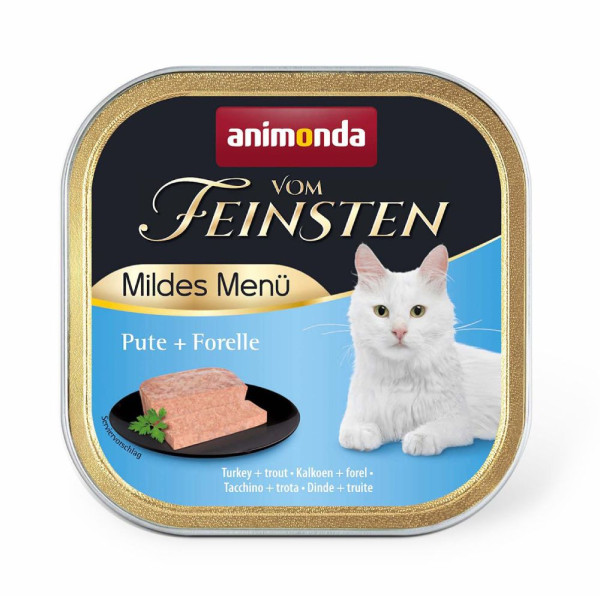 Вологий корм для котів Animonda Vom Feinsten Adult 100 г - індичка та форель