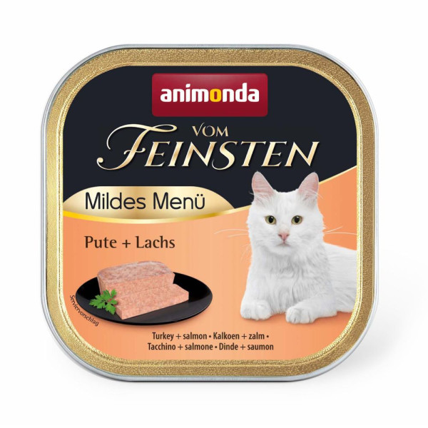 Вологий корм для котів Animonda Vom Feinsten Adult 100 г - індичка та лосось