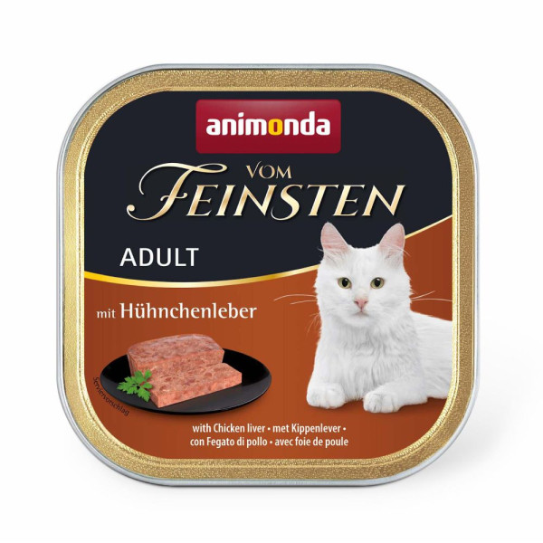 Вологий корм для котів Animonda Vom Feinsten Adult 100 г - куряча печінка
