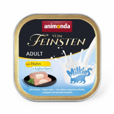 Вологий корм для котів Animonda Vom Feinsten Adult 100 г - курка та йогурт