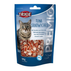 Ласощі для котів Trixie PREMIO Tuna Sandwiches 50 г - курка та риба