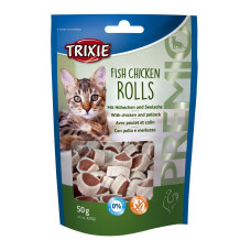 Ласощі для котів Trixie PREMIO Rolls 50 г - курка та риба