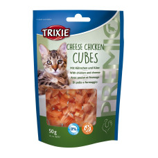 Ласощі для котів Trixie PREMIO Cheese Chicken Cubes 50 г - курка