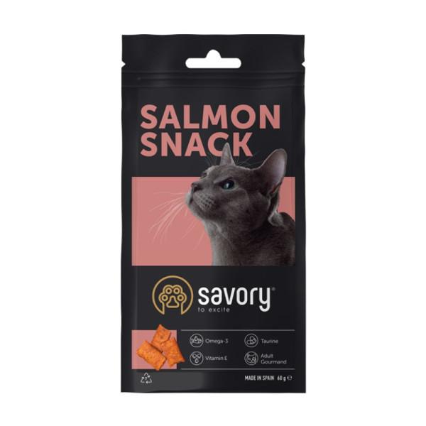Ласощі для котів Savory Snack Salmon 60 г - лосось