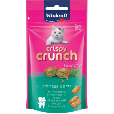 Ласощі для котів Vitakraft Crispy Crunch подушечки для зубів 60 г (м’ята)