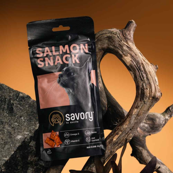 Ласощі для котів Savory Snack Salmon 60 г - лосось