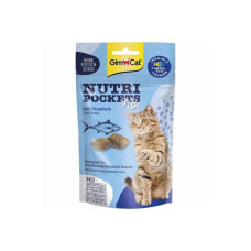Вітамінні ласощі для котів GimCat Nutri Pockets Тунець + Мультивітамін 60 г
