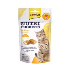 Вітамінні ласощі для котів GimCat Nutri Pockets Сир + Таурин 60 г