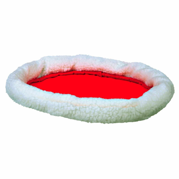 Лежак двосторонній Trixie Cuddly Bed 47 см / 38 см - білий/червоний