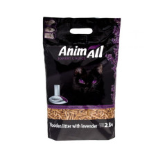 Деревний наповнювач для котячого туалету AnimAll 2,8 кг / 10 л - лаванда