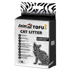 Соєвий наповнювач для котячого туалету AnimAll Tofu Activated Carbon 4,66 кг / 10 л