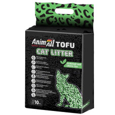 Соєвий наповнювач для котячого туалету AnimAll Tofu Green Tea 4,66 кг / 10 л