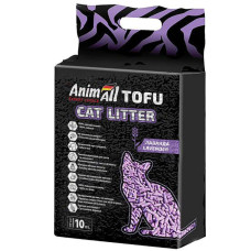 Соєвий наповнювач для котячого туалету AnimAll Tofu Lavender 4,66 кг / 10 л