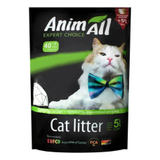 Силікагелевий наповнювач для котячого туалету AnimAll Зелений смарагд 2,1 кг / 5 л