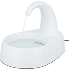 Поїлка-фонтан для собак Trixie Curved Stream 2,5 л/25х24,5х35 см - білий