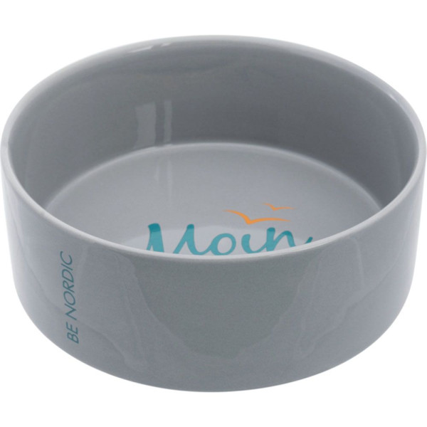 Миска Trixie керамічна BE NORDIC 1,4 л/20 см (сіра) - cts