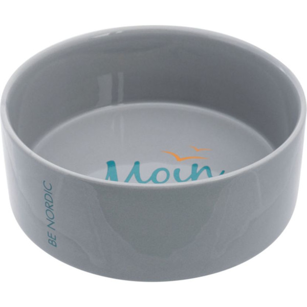 Миска Trixie керамічна BE NORDIC 1,4 л/20 см (сіра) - cts