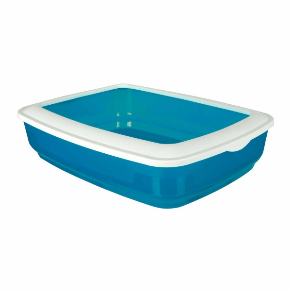 Туалет для котів Trixie з бортиком «Brisko» 38 x 11 x 50 см (пластик, кольори в асортименті)