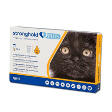 Краплі на холку для котів Zoetis Stronghold Plus до 2,5 кг, 3 шт