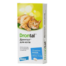 Таблетки для котів Elanco Bayer Drontal до 4 кг, 1 шт