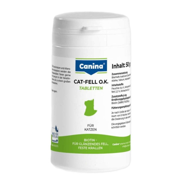 Вітаміни для котів Canina Fell O.K. 100 шт/50 г