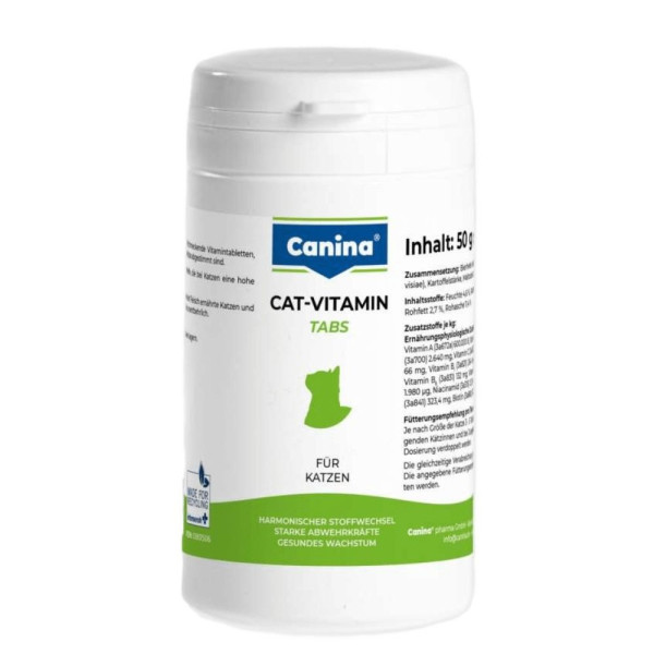 Вітаміни для котів Canina Cat-Vitamin 100 шт/50 г