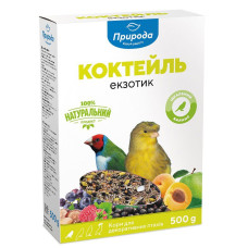 Корм для амадин та канарок Природа Коктейль «Екзотик» 500 г