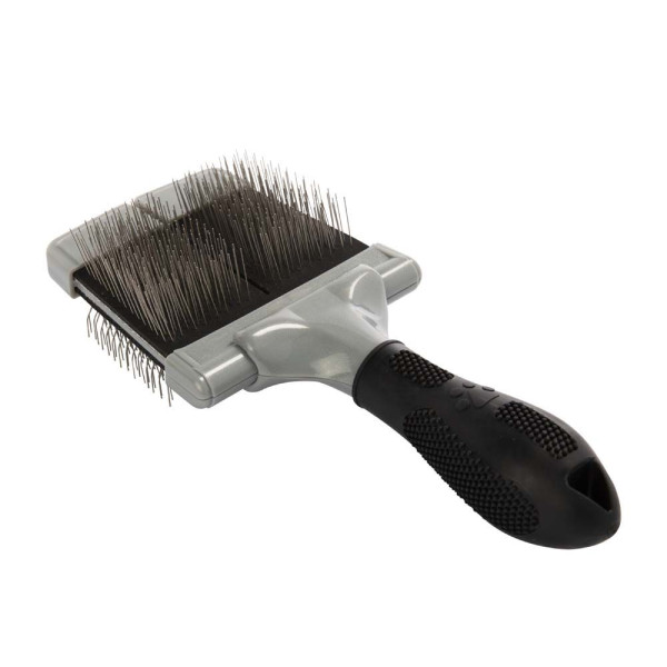 Щітка-пуходерка собак та котів FURminator м'яка 20,5 х 9,5 х 1,5 см L