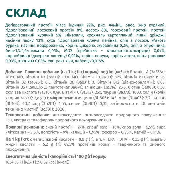 Сухий корм для собак Optimeal Adult Mini Breed 700 г - лосось