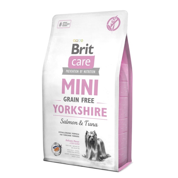 Сухий корм для собак Brit Care Mini GF Yorkshire 2 кг - лосось та тунець