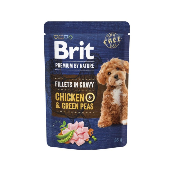 Набір вологого корму для собак Brit Premium By Nature 85 г х 12 шт - асорті