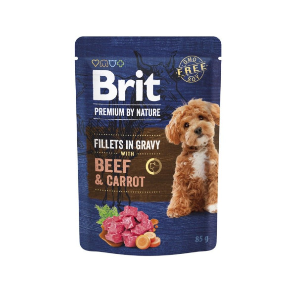 Набір вологого корму для собак Brit Premium By Nature 85 г х 12 шт - асорті