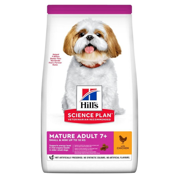 Сухий корм для собак Hill’s Science Plan Mature Adult 7+ Small&Mini 1,5 кг - курка