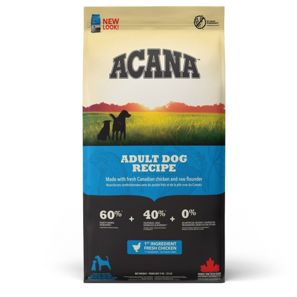 Сухий корм для дорослих собак всіх порід Acana Adult Dog Recipe 6 кг - курка
